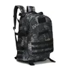 Zaino Zaino tattico esterno 45L Grande capacità Molle Esercito Militare Borse d'assalto Camouflage Trekking Caccia Camping Trekking Borsa 230223