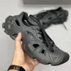 2023 new mens sandals LACE UP IN BLACK sports style retro fashion casual Sandals runner walk provide easy comfortable sandal easy to wear take off With original box