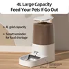 Cat Bowls Alimentadores Rojeco Pet Automatic Smart Food Kibble Dispenser Remote Control Wi -Fi Button Auto for S Acessórios para cães 230222