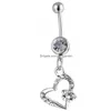 Navel Bell -knop Ringen D0228 Body Piercing sieraden Buikmix Kleuren Drop levering Dhgarden Dh3xv