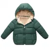 Sweats à capuche bébé enfants vestes garçons hiver épais manteaux chaud cachemire vêtements d'extérieur pour filles veste à capuche enfants vêtements enfant pardessus 1-6Y 230222