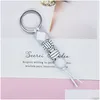 Keychains Bedanyards de madeira Pingente de teclado esportivo Basquete Basquete Baseball Tassel Tassel Chain Keyring Drop Delivery DHOG6