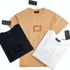 Camisetas de hombre Camiseta de diseñador carta patrón de impresión apilada camiseta calle principal suelta de gran tamaño t sudadera casual hombres mujeres 100% algodón jersey top 4PBJ
