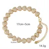 Lien Chaîne NurmWung Boutique De Luxe Coeur Bracelet pour Femme Bijoux Cuivre Plaqué De Luxe De Noce Couple Cadeau Accessoires G230222