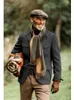 Men's Vests Vintage Wool Herringbone Jacket Loose Gentleman's Versatile 230223