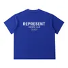 The High Street Men's T-Shirts New Washed Basic Small Letter Slogan Short Sleeve I Tide Loose T-shirt for Men and Women