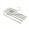 Ganci Rails Salvaspazio 5 in 1 Appendiabiti Portaoggetti Shees Armadio Organizzatore Rack multifunzionale Consegna a domicilio Giardino domestico Housek Dhhye