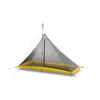 Tents en schuilplaatsen Wandelen Knot 145cm Ultralight Pyramid 145m Rodless binnen Tent 24 Persoon kamperen Grote Tarp Siliconen Coating Outdoor J230223