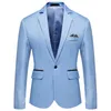 Męskie garnitury Blazers Retro Suit for Men Mens Męskie Męskie Kołnierz jesienny i zimowy kołnierz Single Dwa guziki Slim Fit Około Hem Pockett TUXEDO 230222