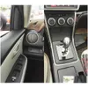 Mazda 6 2008 İç Merkez Kontrol Paneli Kapı Kolu 5D Karbon Fiber Çıkartmalar Stil Accessorie Bırakma Teslimat Mob Dhyub