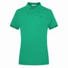 Chemisiers pour femmes chemise printemps été Slim Polo broderie manches courtes 95 coton piqué maison boutonnière Golf Tennis hauts T 230223
