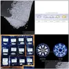 Luźne diamenty Rozmiar hurtowy Cena D Kolor Okrągły szlif Lab Grown Moissanites Stone Small Drop Delivery 2021 Dhtkh