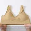 Camisoles Tanks Beauty Back Yoga Bra Women Padded Sport Removable Workout Wireless Fitness Tank Top Elastic Strap Cropトップベスト