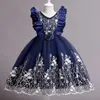 Abiti da ragazza Ragazza Summer Lace Princess Dress Bambini Abito floreale Abiti per ragazze Abbigliamento Kids Birthday Party Tutu Custome per 212 Y Z0223