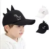 طفل رضيع فتاة قبعة الصيف القطن الخالص لينة قبعة الطفل قناع الكرتون ديناصور Casquette الملحقات