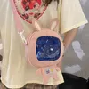 Avondtassen Harajuku kleine PVC nylon handtassen voor vrouwen luxe design portemonnee en cartoonpatroon Telefoon Bagevening avondvevening