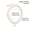 Choker Salircon Koreańska elegancka imitacja Pearl Kościa Naszyjnik Moda prosta sieć Figaro Sweet Wedding Party Biżuteria