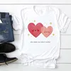 Women's T Shirts Female Tshirts Clothes T-Shirt Women Make Up Cute Finger Nail Trend Cartoon Summer Lady Print Tee Graphic Top