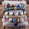 Braccialetti con ciondoli RH Fashion Boho Beaded Jewelry Multi 6pc Stack Bangle Sets per regalo donna 230223