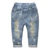 Jeans Garçons Jeans Pour Enfants Mode Garçon Denim Pantalon Enfants Vêtements Enfants Jeans Trou Mode Garçon Pantalon 230223