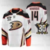 19 Troy Terry 30th Anniversary Ducks Jerseys White Mason McTavish Cam Fowler Isac Lundestrom Dmitry Kulikov John Klingberg Jackson LaCombe Anaheim Jersey