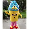 Costumes de mascotte de crème glacée en mousse 3D, robe de personnage d'élan de dessin animé, costumes de carnaval, taille adulte, fête d'anniversaire de noël, Halloween, tenue d'extérieur