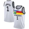 Men Basketball Towns Jersey Jaden McDaniels Anthony Edwards Rudy Gobert Naz Reid Wendell Moore Jr. Kyle Anderson Mike Conley McLaughlin Luka Garza Jerseys