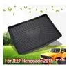 Altri accessori interni Bagagliaio posteriore Gomma Boot Liner Cargo Mat Vassoio per Jeep Renegade Drop Delivery Cellulari Motociclette Dh0Zt