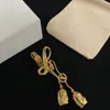 Design Pins with Delicate Chains Wrapped Women Slender Curtain Brooches Lady Party Gift Fashion Jewelry