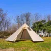 Tält och skyddsrum 34 person ultra ljus camping tält vuxen självdrivning turné vindtät äventyr fiske fågeln titta på matlagning med skorsten hål J230223