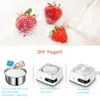 Yoghurt Makers Hushållsmaskin 220V Electric Milk Warming Pot Hela Automatic Natto Rice Wine Maker 15W Power Saving 5 Cups 230222