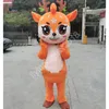 Traje de mascote de veado sika de Halloween