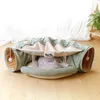 Cat Toys Pet Cats Tunnel Interactive Play Mobile Collapsible Ferrets Rabbit Bed Tunnels Tube Indoor Kitten Exercising Produc 230222