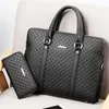 New Fashion Mens Business Briefcase Shoulder Bag Double Layers Laptop Bag Large Capacity Male Handbag Travel Bag for Man264j