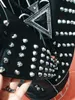 Men's Vests Band Rock Drum Men And Women Singer DJ Adult Show Rivet Vest Punk PU Leather Tank Tops Boys Male Costumes 230223