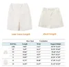 Clothing Sets Knit Set Apricot Colorblock Matching Family Summer Baby Bloomer Boys Top Girls Dress Cotton Linen Buttom Soft #7006 230223