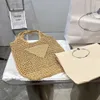 Плетеная сумка для женщин женская соломенная сумка с большой емкость