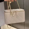 CC Bag Другие сумки Дизайнерские женские мини-косметички с сумкой-цепочкой Luxurys Дизайнерские сумки Paris Brand Стеганые сумки на плечо Сумки для леди Косметичка Косметическая коробка Cro