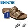 Pantoufles de luxe Designer Birkinstocks Sandales Boken Pantoufles Or Brossé Eva Pantoufles Gizeh Boken Beach Chaussures Arizona Sandales