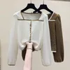 Women's Blouses White Stitch Chiffon Long Sleeved Spring Autumn Top Shirts Fashion 2023 Vintage Clothes For Women Female Clothing