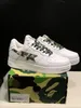 Designer Bapestar Casual Chaussures Hommes Femmes Sta Sk8 Athletic Skate Chaussure Hommes Femmes Bapestass Camouflage Low Sports de plein air Baskets avec boîte taille 35-46