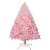 Christmas Decorations 1PCS Pink Tree 60-210cm PVC Artificial With Stand Shopping Mall El Home Party Decoration