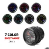 Autre électronique automobile 2 52mm 7 couleurs LED double affichage Boost eau huile température pression voltmètre rapport air-carburant Egt tachymètre voiture Ga Dhygh