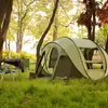 Tents and Shelters 2020 New Super Automatic 45 Person Pop Up Tent Ultralarge Beach Tent Barraca Large Gazebo Sun Shelter Tente Camping J230223