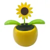 Innendekorationen Powered Dancing Flower Solarspielzeug für Zuhause Auto Dahsboard Dekor Kinder Rosa Nickende Figur Puppe Drop Lieferung Mobil Dhx9I