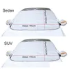 Car Covers Snow Er Windshield Sunshade Protector Outdoor Waterproof Winter Mobiles Anti Ice Frost Exterior Drop Delivery Motorcycles Dhvt8