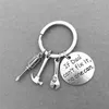 Presente do dia do pai Amo voc￪ Daddy Key Chain Metal Hammer Chave de fenda Chandana de chaves de chaves de chaves de chaves de chaves BH8324 TYJ