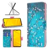 Étuis à motifs pour lame ZTE A52 A31 A41 A520 Sony 1 5 10 III LG K42 K61 K51 K50 K40 Q60, portefeuille en cuir à fleurs, coque de téléphone