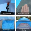 Namioty i schroniska 1PCS Automatyczny namiot na świeżym powietrzu Namiot Family Easy Otwarty obóz Ultralight Instant Shade for 23 -osobowy namiot turystyczny J230223