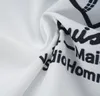 2023 Europa Uomo T-shirt da uomo Plus Tees Polo estate piccione lettera stampa uomo classico stampa polo risvolto patchwork POLO magliette da uomo